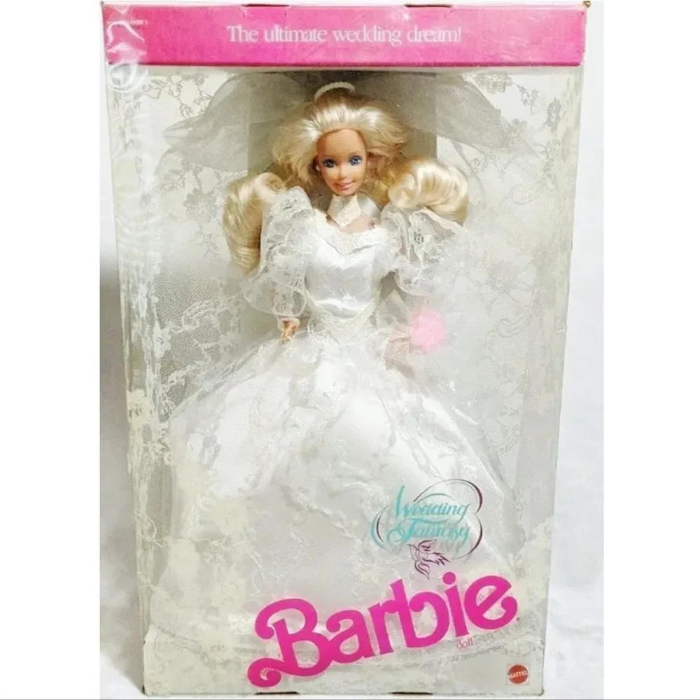 Barbie Wedding Fantasy Doll in White Dress